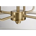 thumbnail image 3 of Nuvo Lighting Yorktown 4 Light Pendant Burnished Brass Finish Clear Glass - Burnished Brass, 3 of 15