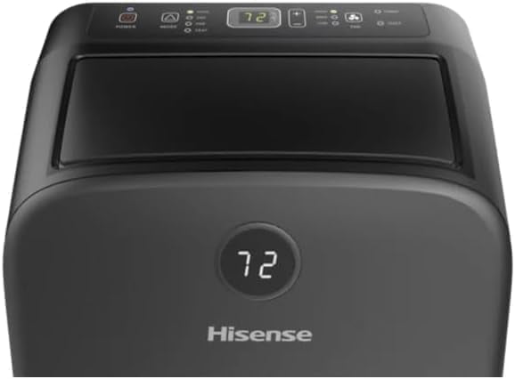 Restored Hisense 10,000-BTU (15,000-BTU ASHRAE) 115-V Dual Hose Portable Air Conditioner with Heat, Window Kit and Remote (Refurbished)