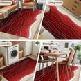 thumbnail image 6 of Ocean Waves Washable Area Rugs 2.7'x5', Abstract Spray Beach Low Pile Throw Living Room Rug Non-Slip Sturdy Edge Binding Carpet for Indoor Entryway Bedside Kitchen, 6 of 9