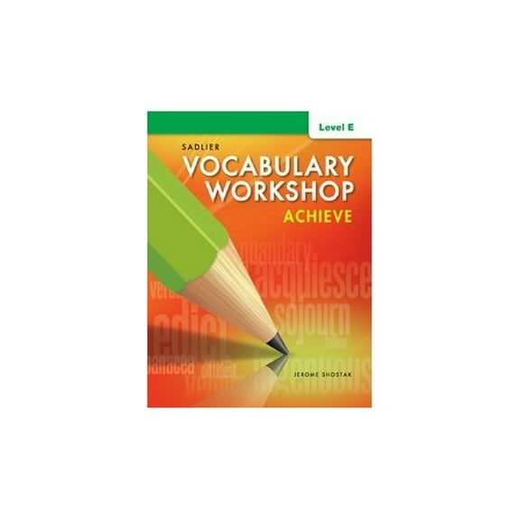 Pre-Owned Vocabulary Workshop Achieve Level E Grade 10 Paperback