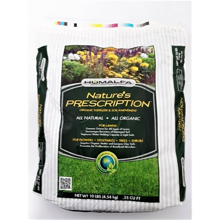 Humalfa Compost Fertilizer, Soil Conditioner, Soil Amendment, Concentrated (10 Lbs. makes 40 Lbs.) Beef Cow Manure & Alfalfa, 1-1-1 NPK. Great for Vegetables, Flowers, Trees & (Best Soil Amendments For Vegetable Garden)