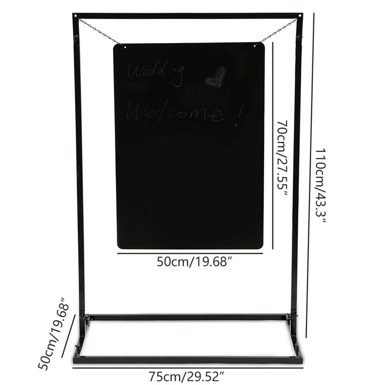 Welcome Sign Stand 5'x3', Wedding Entrance Sign Stand, Metal Sign Stand  Frame, Seating Chart Stand