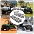 thumbnail image 5 of ZIATUBLES Universal UTV Front Seat Covers, 2-Pack Fits for Kawasaki Mule, Waterproof, Scratch-Resistant and Easy-Clean Protective Covers for Outdoor Farm Ranch (Black Gray Terrazzo), 5 of 8