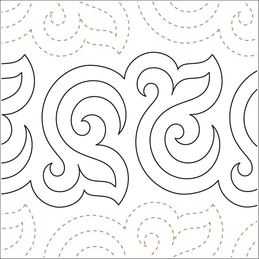Quilting Creations Printed Tear Away Quilting Paper, Bourbon Street