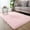 Pink, variant on LSLJS Living Room Rug Large Area Rug Soft Plush Rugs for Living Room Bedroom Solid Color Carpet Washable Rug Fluffy Rugs Floor Mat Rugs for Indoor Home Decor Holiday Decor 30 x 80 Inch Pink