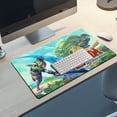 thumbnail image 4 of The Legend of Zelda Desk Pad Mouse Pad, Large Gaming Mouse Mat with Stitched Edges, Non-Slip Rubber Base Mous Mat for Office Computer Keyboard Laptop, 4 of 7