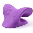 thumbnail image 2 of LinenLoon Neck and Shoulder Relaxer, Cervical Traction Device for Pain Relief and Cervical Spine Alignment, Chiropractic Pillow, Neck Stretcher (Purple), 2 of 5
