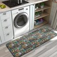 thumbnail image 3 of Multicolor Bigfoot and Text Pattern Kitchen Rug Mat,Kitchen Runner Rugs Non Skid Washable,Decorative Kitchen Floor Mats for Kitchen,Sink,Laundry,17"x47.2", 3 of 7