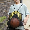 thumbnail image 3 of LJNYFDC Football Storage Bag Drawstring Sports Backpack Detachable Mesh Basketball Foldable Waterproof Large Capacity Casual Volleyball, 3 of 7