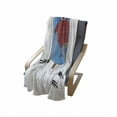 thumbnail image 4 of Sloth Soft Flannel Fleece Blanket, Urban Sloth T-Shirt with Inscription Who Cares Procrastination Laziness Idleness, Cozy Plush for Indoor and Outdoor Use, 50" x 60", Blue Grey Ruby, by Ambesonne, 4 of 6