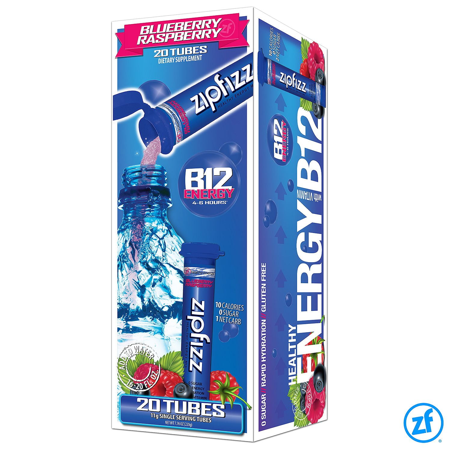 Zipfizz Blue Raspberry (20 ct.)
