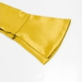 thumbnail image 7 of HAPIMO Women's Mini Loose Shirt Dress Bandage Solid Color Satin Silk Lapel Button Long Sleeve Elegant Casual Trendy Spring Yellow S, 7 of 7
