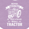 thumbnail image 4 of Inktastic Tractor Woman Girls Baby Bib, 4 of 4