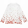 thumbnail image 6 of JFGHDG Valentines Day Sweater Women Shoulder Sweater Long Cardigan Sweaters for Women Plus Size Lightweight Cardigan Sweater Jacket for Women Open Front Cardigan Womens Cardigan Sweaters Red L, 6 of 6