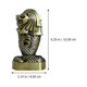 thumbnail image 2 of GOOHOCHY 1pc Creative Merlion Statue Decorative Metal Artware Adorno para el hogar Bronce, 2 of 7