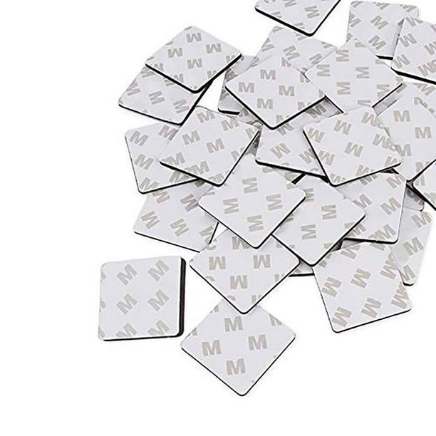 50pcs 3m Adhesive Replacement Kit Double Sided Foam Tape High Bond Dots Conformable Acrylic Glue Strong Pad Mounting Tape Adhesion For Wall Surface Balloon Leather Rubber Mirror Face Square Walmart Com Walmart Com