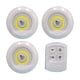 thumbnail image 2 of Xihbxyly Luz Cob con Control Remoto, Fácil Instalación, Múltiples Modos de Iluminación, Opciones de Luz Cálida/Blanca, Dormitorio, Pasillo, Armario, Control Remoto y Operación Manual, Paquete de 3, 2 of 2