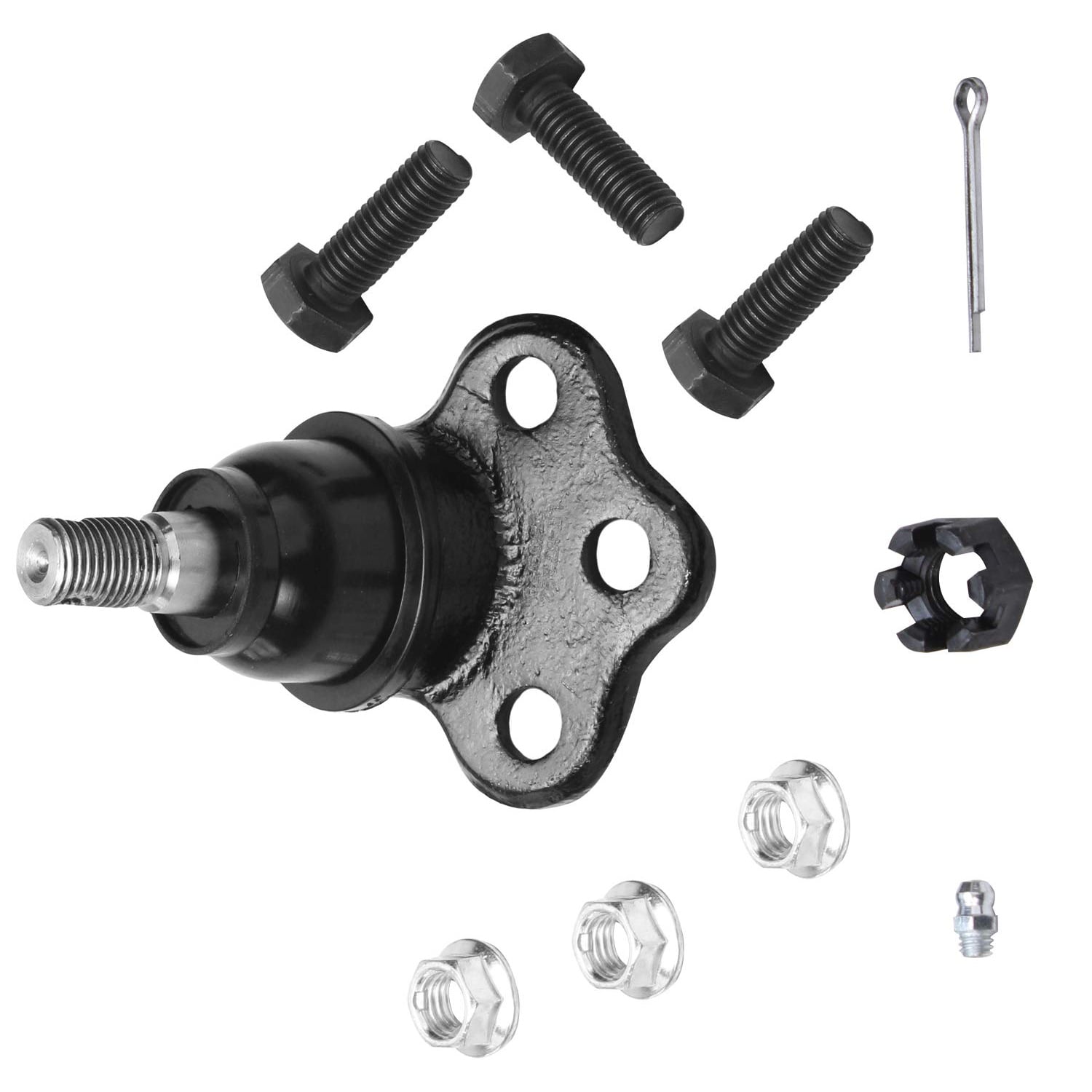 Detroit Axle - Front 4pc Ball Joints for 4WD 00-03 Dodge Dakota Durango, 4 Upper and Lower Ball Joints 2000 2001 2002 2003 Replacement