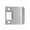 Silver, variant on Don-Jo El-202 2-3/4" X 2" Extended Lip Strike Plate - Silver