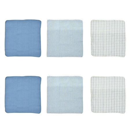 

6PCS Japanese Style Cleaning Cloths Dish Towels Water Absorbent Cotton Cloths Portable Dishcloth for Home Kitchen Restaurant