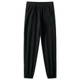 Chrisuno Women's Tear Away Pants Solid Activewear Jogger Track Cuff