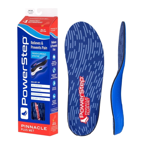 Insertos ortopédicos PowerStep Pinnacle Plus para metatarsalgia