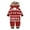 QZZ247-Red, variant on Christmas Pajamas Family Matching Pajamas Hooded Onesie Long Sleeve Front Zipper Christmas Print for Mom Dad