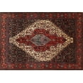 thumbnail image 1 of Ahgly Company Indoor Rectangle Traditional Sienna Brown Persian Area Rugs, 7' x 9', 1 of 6