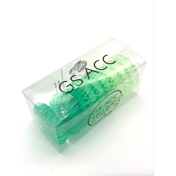 Spiral Hair Ties / Phone Cord Hair Ties / Hair Coils - 9 PC SET