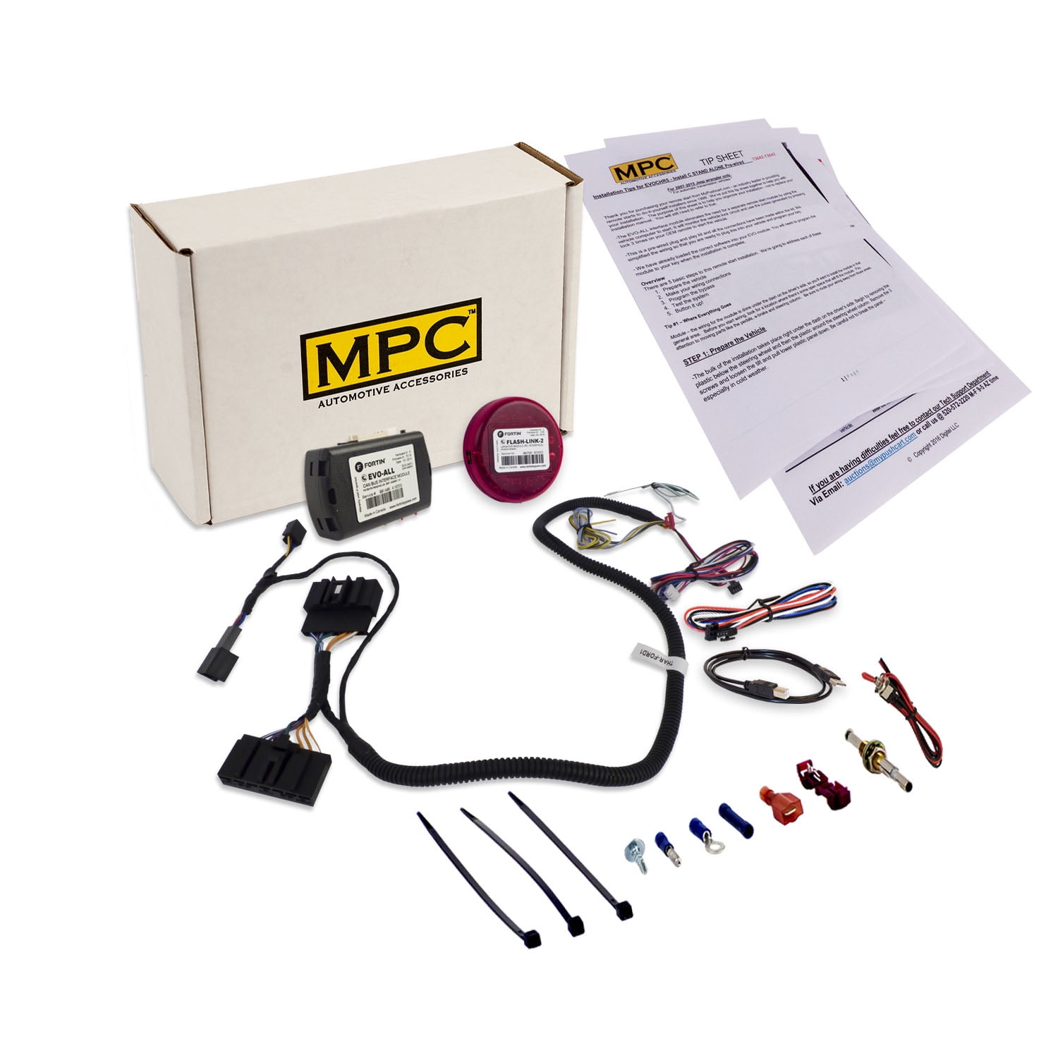 Complete Remote Start Kit For 20132018 Ford Fusion Uses OEM Remotes