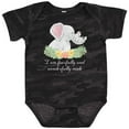 thumbnail image 3 of Inktastic I Am Fearfully and Wonderfully Made Elephants and Flowers Boys or Girls Baby Bodysuit, 3 of 5