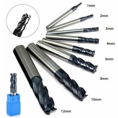 

End Mill Carbon steel Metalworking Accessories Tools Tungsten Steel Useful Kits
