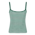 thumbnail image 5 of SwiftWear Women's Y2K Sleeveless Basic Cropped Tank Tops Classic Striped Adjustable Spaghetti Straps Sleeveless Camisole Shirts, 5 of 8