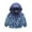 Dark Blue, variant on PINQI Kids Casual Outwear Toddler Baby Boys Girls Cartoon Dinosaur Rainbow Camouflage Zip Windproof Jacket Hooded Trench Lightweight Kids Coats Windbreaker Casual Outerwear