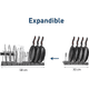 thumbnail image 3 of Organizador de Sartenes Bluelander con 10 Compartimientos Ajustables, Soporte de Tapa, Compartimientos Ajustables, 3 of 6