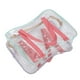 thumbnail image 4 of Bolsas De Hombro Transparentes, Buena Capacidad De Almacenamiento Cierre De Cremallera Agarre Cómodo Bolsas Transparentes Grandes Para Gimnasio Para Artículos Diarios Ccdes Otros, 4 of 8