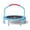 BLUE, variant on CLORIS 38in Folding Trampoline - Max Load 220lbs Rebounder Fitness Trampoline with Adjustable Foam Handle, with safty Padded Cover Best Gift