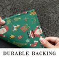 thumbnail image 6 of Green Christmas Santa and Icon Pattern Door Rugs,Washable Non Slip Door Mats Indoor,Decorative Door Mats,Entry Mat Indoor for Entrance,Bedroom,Kitchen,Bathroom,20"x32", 6 of 6