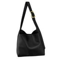 thumbnail image 3 of Bolso de mano para mujer de gran capacidad, bolso de hombro elegante para mujer Negro, 3 of 8