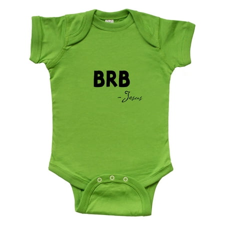 

Inktastic Easter BRB Jesus Gift Baby Boy or Baby Girl Bodysuit