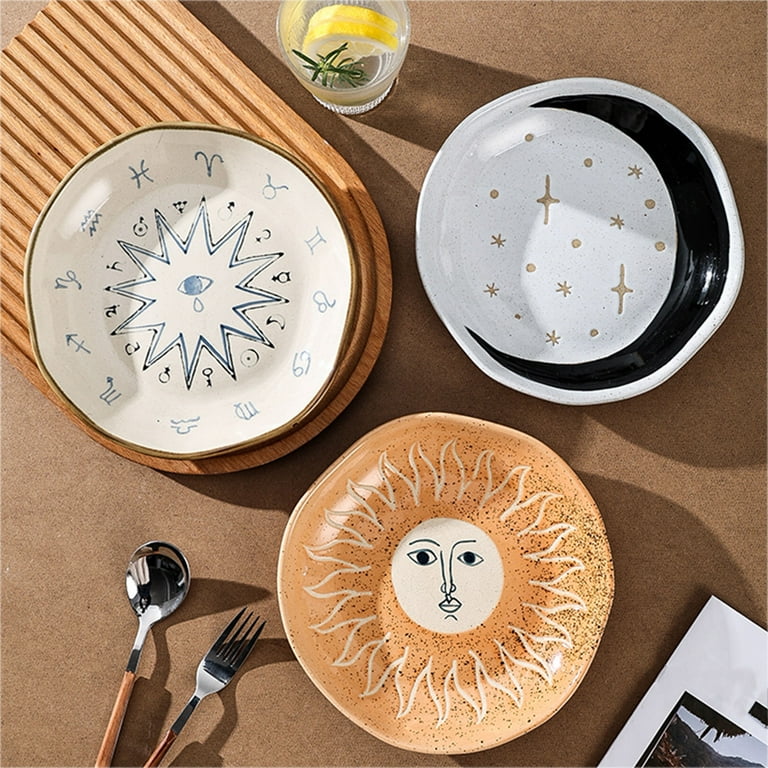 Ceramic plate clearance microwave