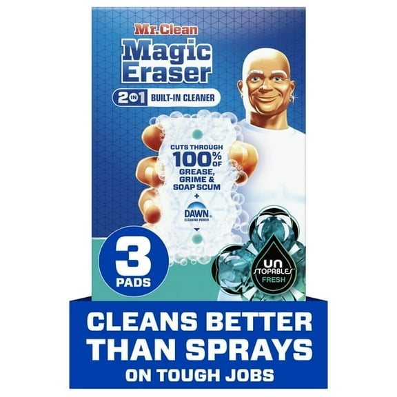 Mr. Clean Magic Eraser Ultra Foamy All Purpose Cleaner, Degreaser, Foaming Sponge, 3ct - 2 Pack