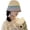 B-beige2, variant on Straw Beach Straw Sun Hat Women Summer Crochet Colorful Rainbow Striped Bucket Hat Knit Woven Contrast Gradient Floppy Cap