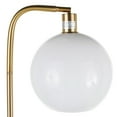thumbnail image 7 of Symbol Contemporary, Glam Floor Lamp with Gold Metal Side Table and White Marble Base by LumiSource, 7 of 7