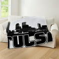 thumbnail image 4 of CafePress - Tulsa Skyline Throw Blanket - Soft Fleece Throw Blanket, 50"x60" for All Ages, 4 of 4