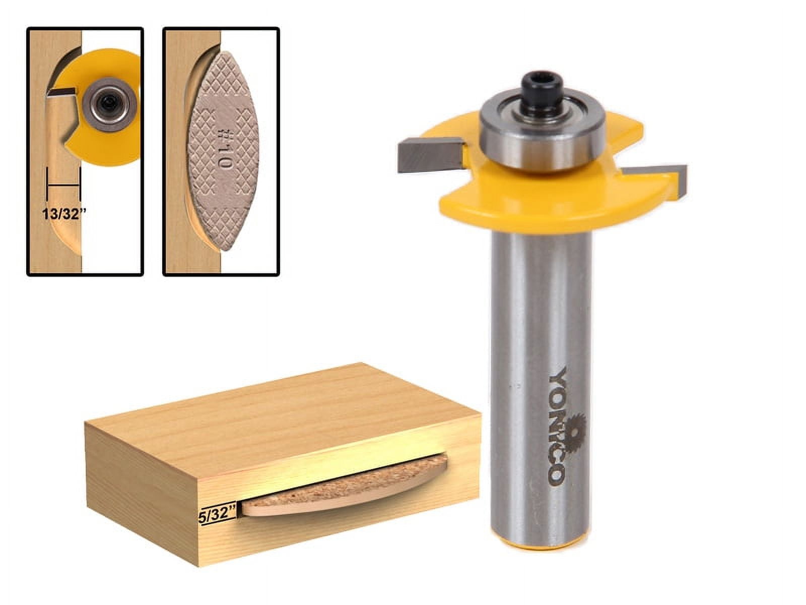 Mitered Door Router Bit Set- Frames & Molding Bit - Yonico 12230