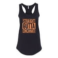 thumbnail image 2 of Wild Bobby Straight Outta Cincinnati CIN Fan | Fantasy Football | Womens Sports Jersey Racerback Tank Top, Black, X-Large, 2 of 4