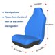thumbnail image 3 of Balery Dodgerblue Funda de Asiento para Auto con Diseño - Cubierta Frontal Suave y Transpirable con Protector Antideslizante- 1 Unidad, 3 of 5