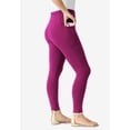 thumbnail image 3 of Roaman's Women's Plus Size Side Pocket Essential Legging, 3 of 6