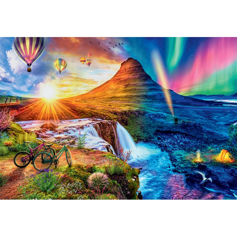 Buffalo Games 2000-Piece Icelandic Mountain Jigsaw Puzzle with